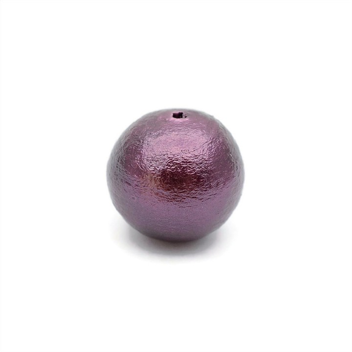 Cotton pearl 14mm(Japan), color amethyst