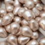 Cotton pearl drop 15:20mm (Japan), color beige