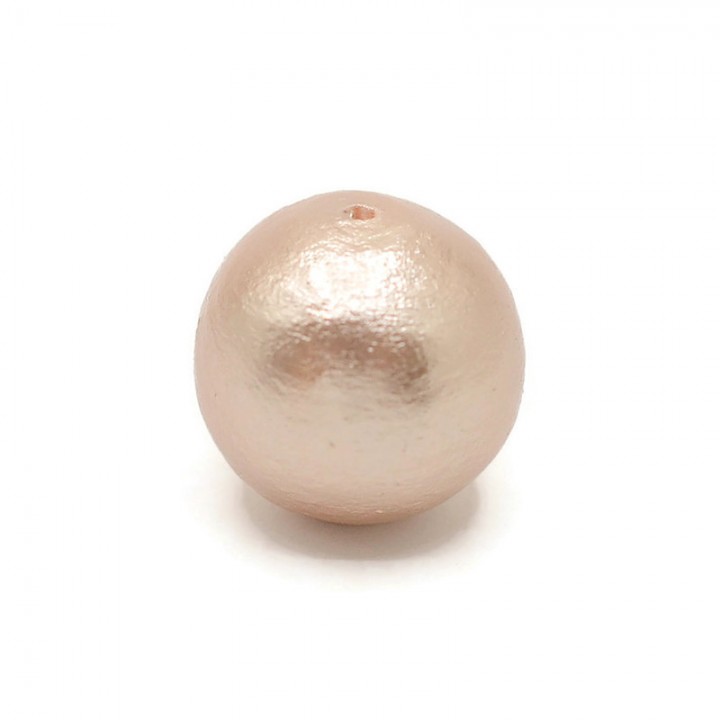 Perlas de algodón 16mm(Japón), color beige