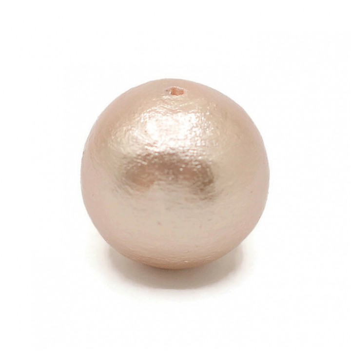 Perlas de algodón 18mm(Japón), color beige