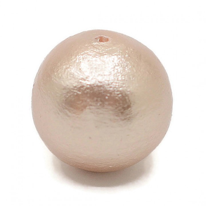 Perlas de algodón 25mm(Japón), color beige