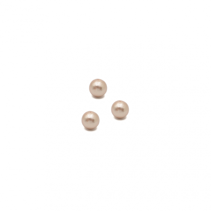 Perlas de algodón 6mm(Japón), color beige