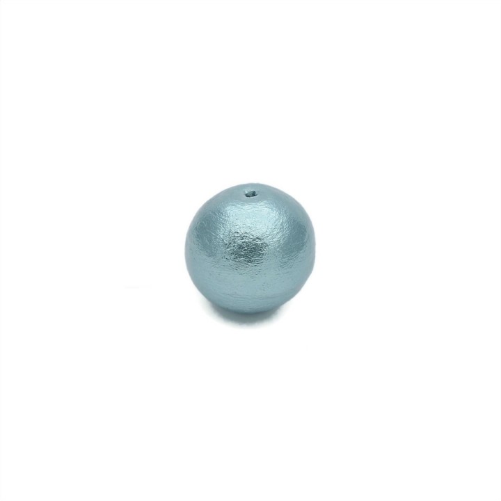 Cotton pearl 12mm(Japan), color gray blue
