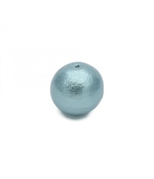 Cotton pearl 14mm(Japan), color gray blue