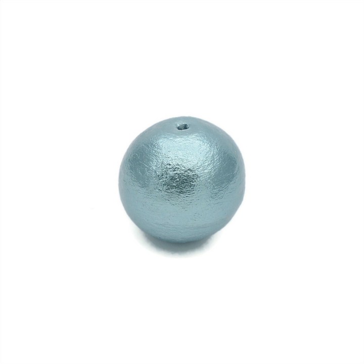 Perlas de algodón 14mm(Japón), color gray blue