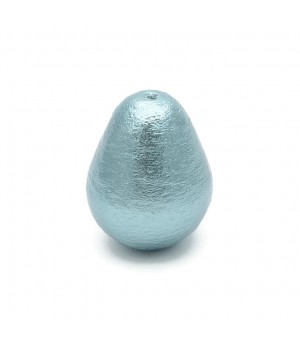 15:20mm cotton pearl drop(Japan), color gray blue