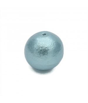 Хлопковый жемчуг 16мм(Япония), цвет gray blue