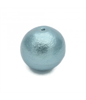 Perlas de algodón 18mm(Japón), color gray blue