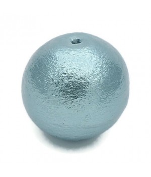 Хлопковый жемчуг 25мм(Япония), цвет gray blue