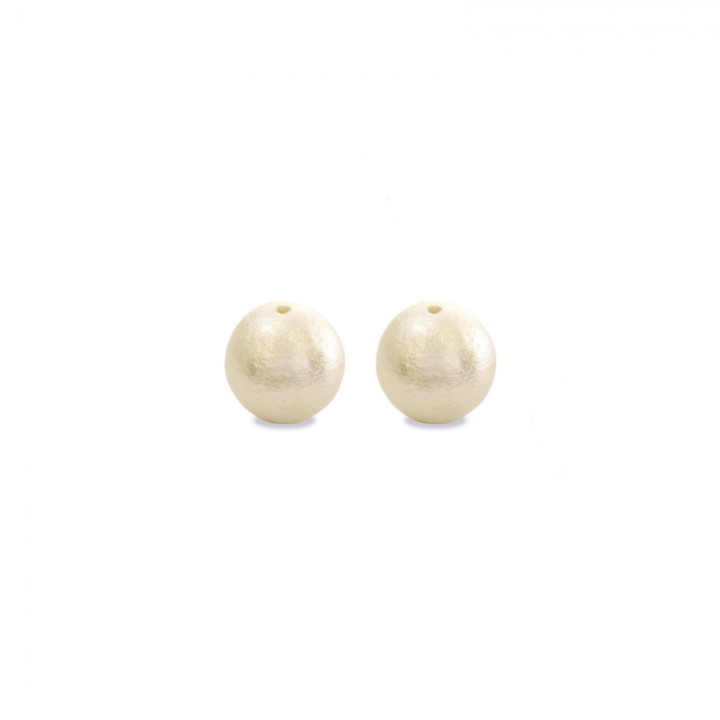 Perlas de algodón 10mm(Japón), color off white