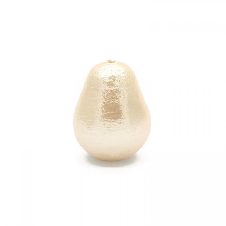 Хлопковый жемчуг капля 12:16мм(Япония), цвет off white