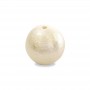 16mm round cotton pearls(Japan), color off white