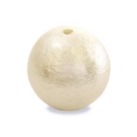 20mm round cotton pearls(Japan), color off white