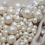 15:20mm cotton pearl drop(Japan), color off white