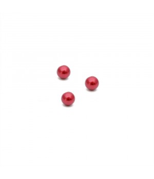 Perlas de algodón 6mm(Japón), color red