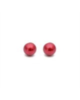 Cotton pearl 10mm(Japan), color red