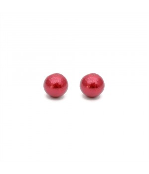 Perlas de algodón 10mm(Japón), color red