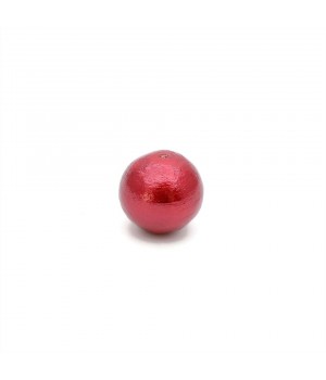 Cotton pearl 12mm(Japan), color red