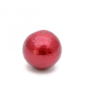 Cotton pearl 16mm(Japan), color red