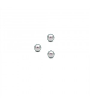 Perlas de algodón 6mm(Japón), color rich gray