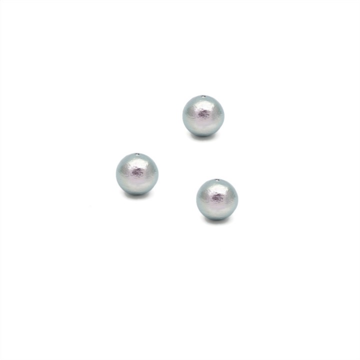 Cotton pearl 8mm(Japan), color rich gray