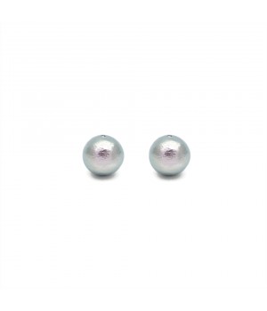 Cotton pearl 10mm(Japan), color rich gray