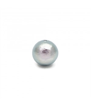 Perlas de algodón 12mm(Japón), color rich gray