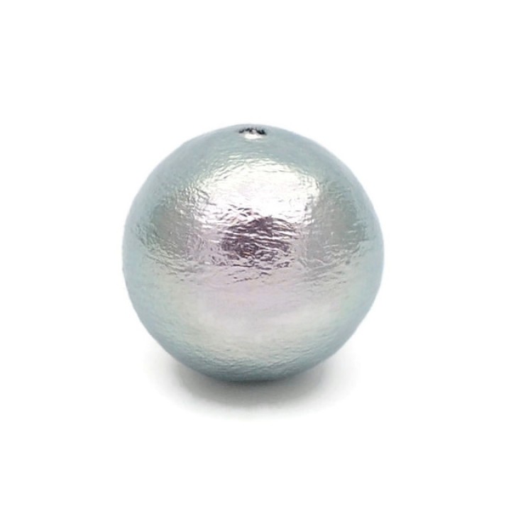 Perlas de algodón 18mm(Japón), color rich gray