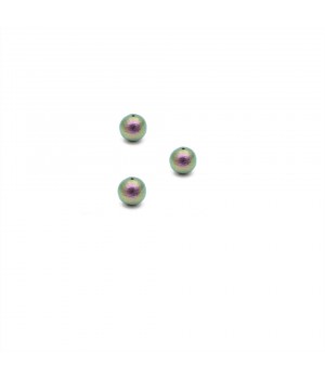 Cotton pearl 6mm(Japan), color rich green black