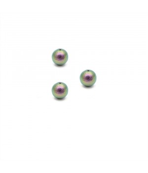 Cotton pearl 8mm(Japan), color rich green black