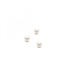 Cotton pearl 6mm(Japan), color rich white