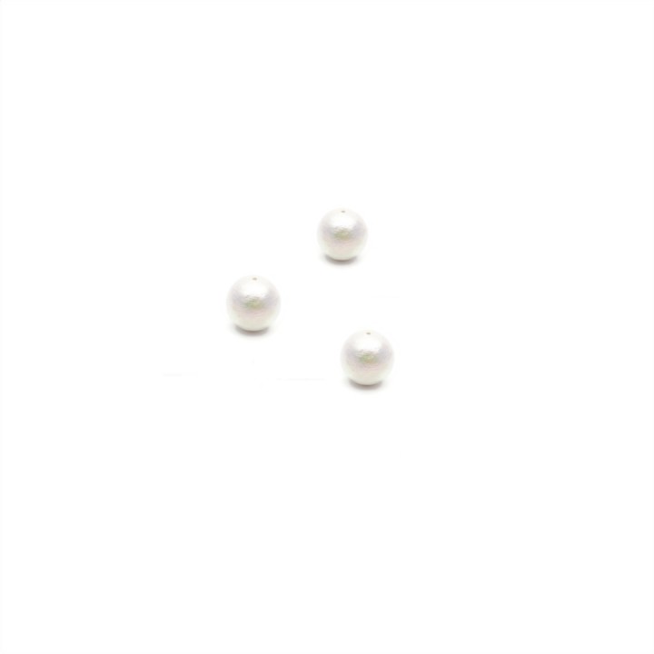 Cotton pearl 6mm(Japan), color rich white
