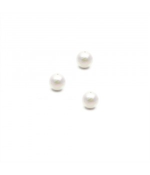 Cotton pearl 8mm(Japan), color rich white