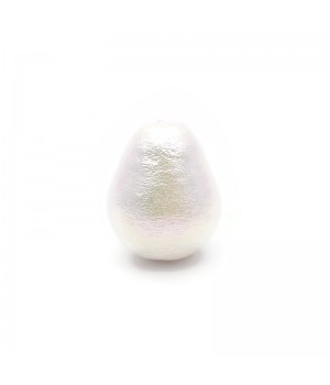 12:16mm cotton pearl drop(Japan), color rich white