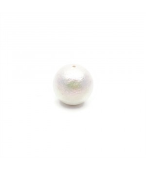 Cotton pearl 12mm(Japan), color rich white