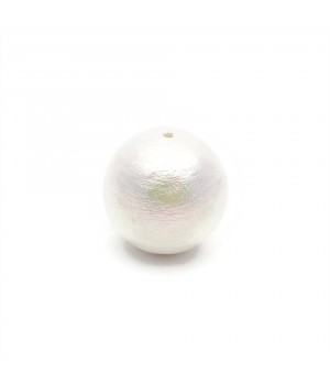 Cotton pearl 14mm(Japan), color rich white