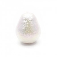 Хлопковый жемчуг капля 15:20мм(Япония), цвет rich white