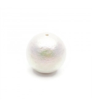 Cotton pearl 16mm(Japan), color rich white