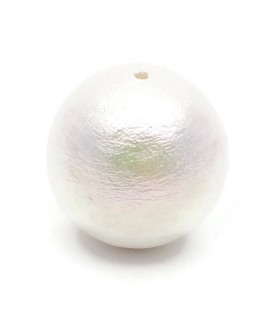 Cotton pearl 25mm(Japan), color rich white