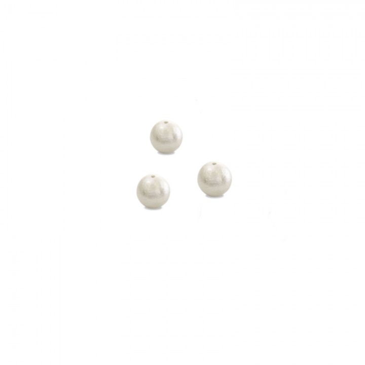 Cotton pearl 6mm (Japan), white