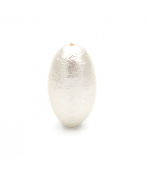 Perlas de algodón 11:20mm(Japón), color blanco