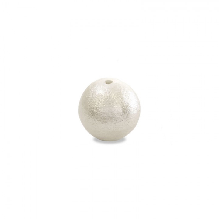 Perlas de algodón 12mm(Japón), color blanco