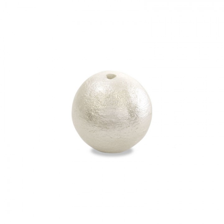 Cotton pearl 14mm (Japan), white