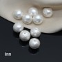 Cotton pearl 8mm (Japan), white