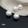 Cotton pearls 10mm, white