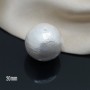Cotton pearls 20mm, white