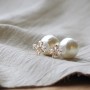 Cotton pearls 20mm, white