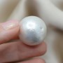 Cotton pearls 25mm, white