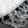 Бусины хрустальные Капелька 6мм цвет Crystal, 1 нить(~100 бусин)