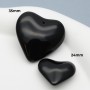 Подвеска хрустальное Сердце 24мм цвет Чёрный, 1 штука